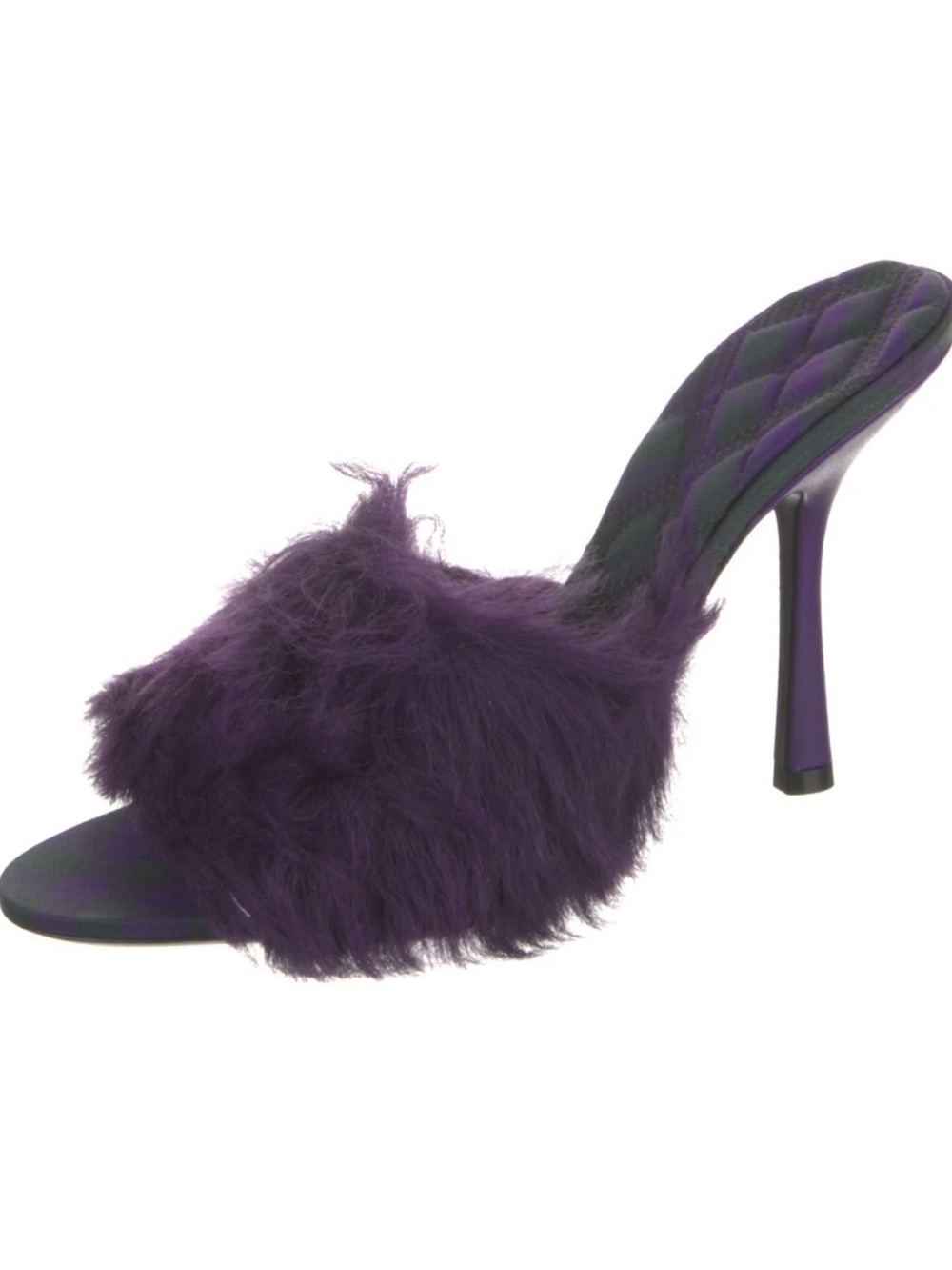 Burberry Authentic Purple Stiletto Mule